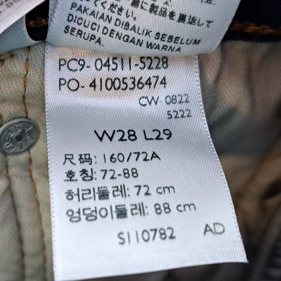 Levi's 511 Slim Fit All Seasons Jeans size 28x29 - Picture 9 of 9